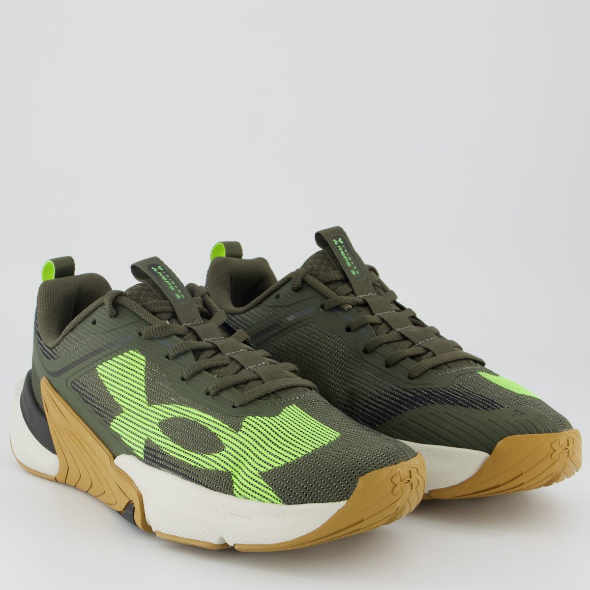 Tênis Under Armour Tribase Reps 3 Verde e Preto Verde 2