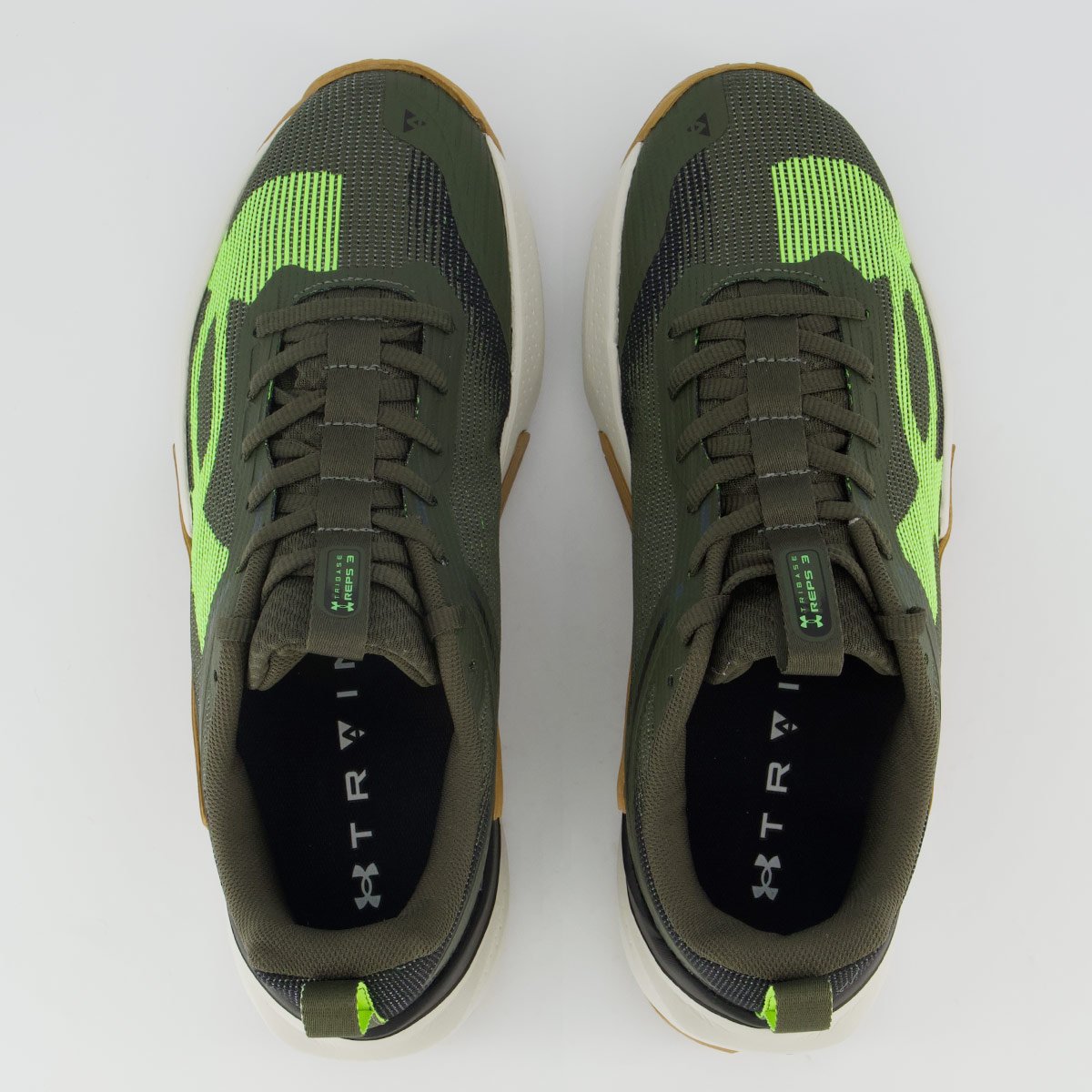 Tênis Under Armour Tribase Reps 3 Verde e Preto Verde 4