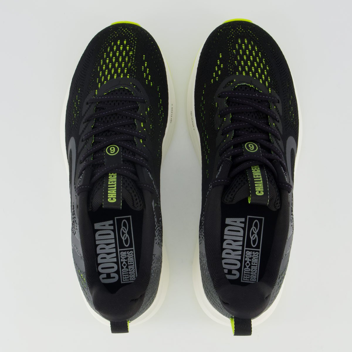Tênis Olympikus Challenger 6 Feminino Preto e Verde Preto 4