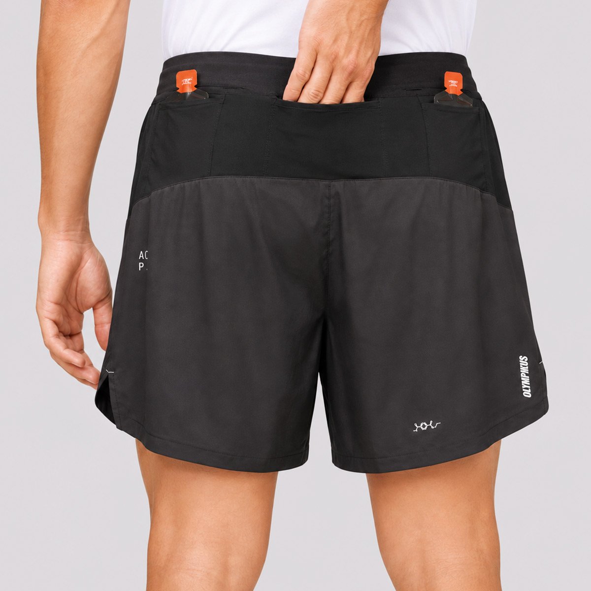 Shorts Olympikus Corre Foco 5 2 em 1 Preta Preto 5