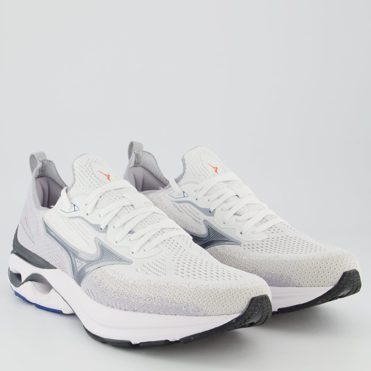 Tênis Mizuno Mirai 8 Cinza e Branco Cinza 2