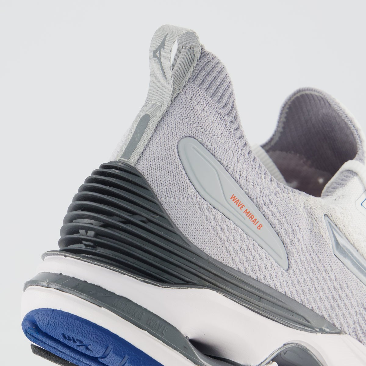 Tênis Mizuno Mirai 8 Cinza e Branco Cinza 6