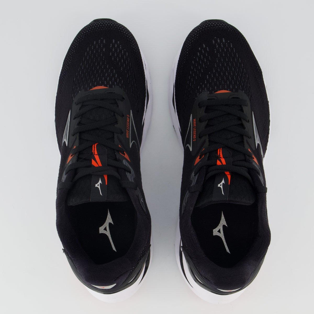 Tênis Mizuno Wave Legend 5 Preto e Branco Preto 4