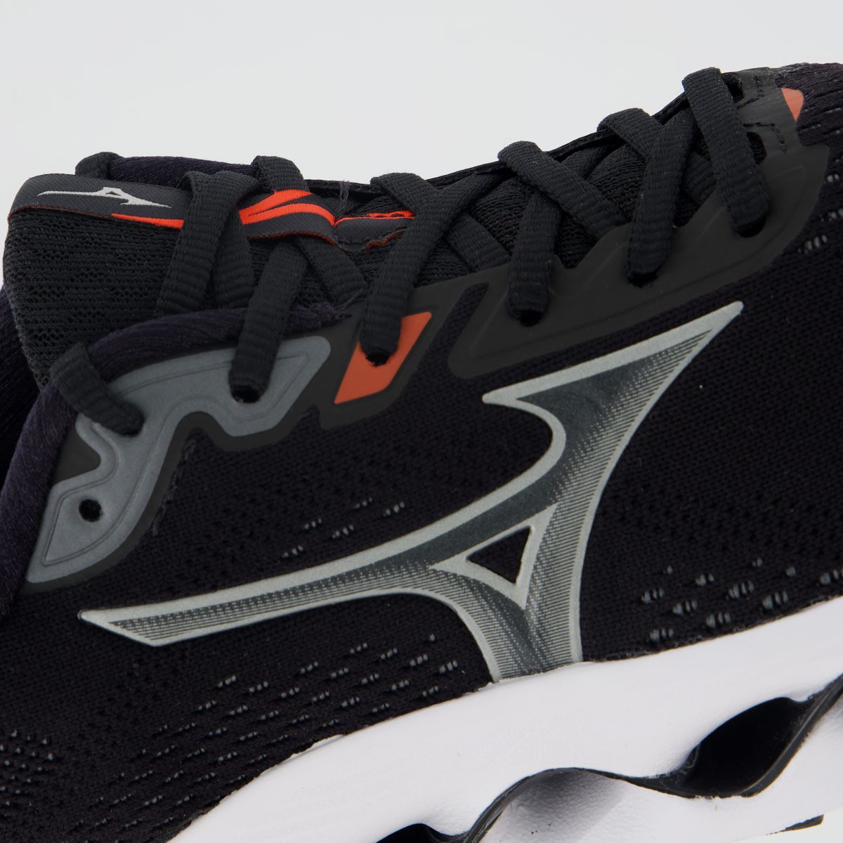 Tênis Mizuno Wave Legend 5 Preto e Branco Preto 7