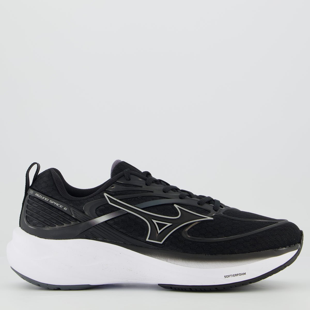 Tênis Mizuno Space 6 Preto e Branco