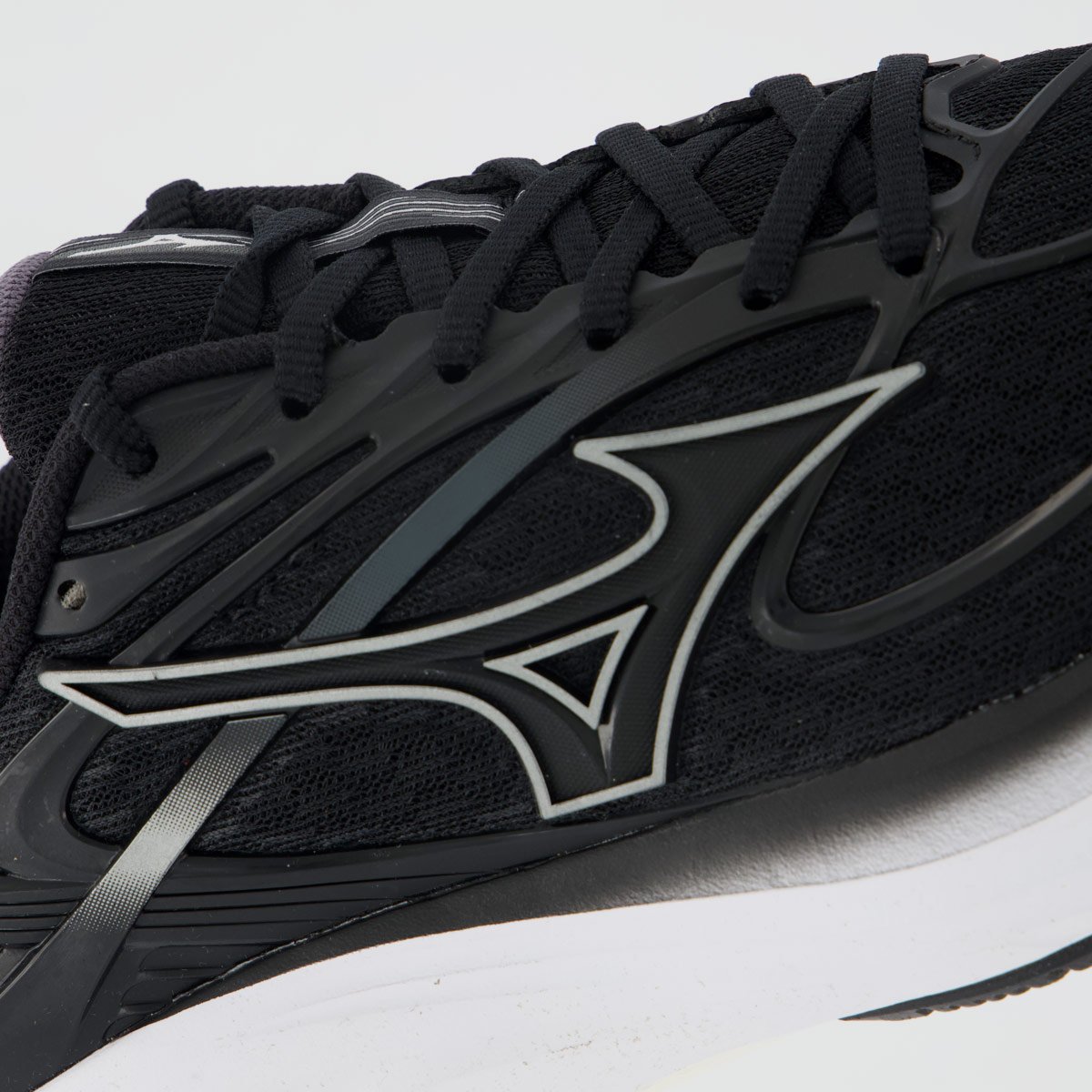 Tênis Mizuno Space 6 Preto e Branco Preto 7