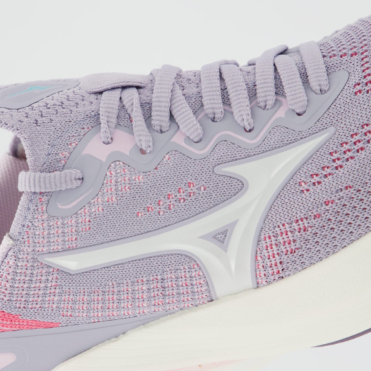 Tênis Mizuno Glow 3 Feminino Lilás e Branco Lilás 7