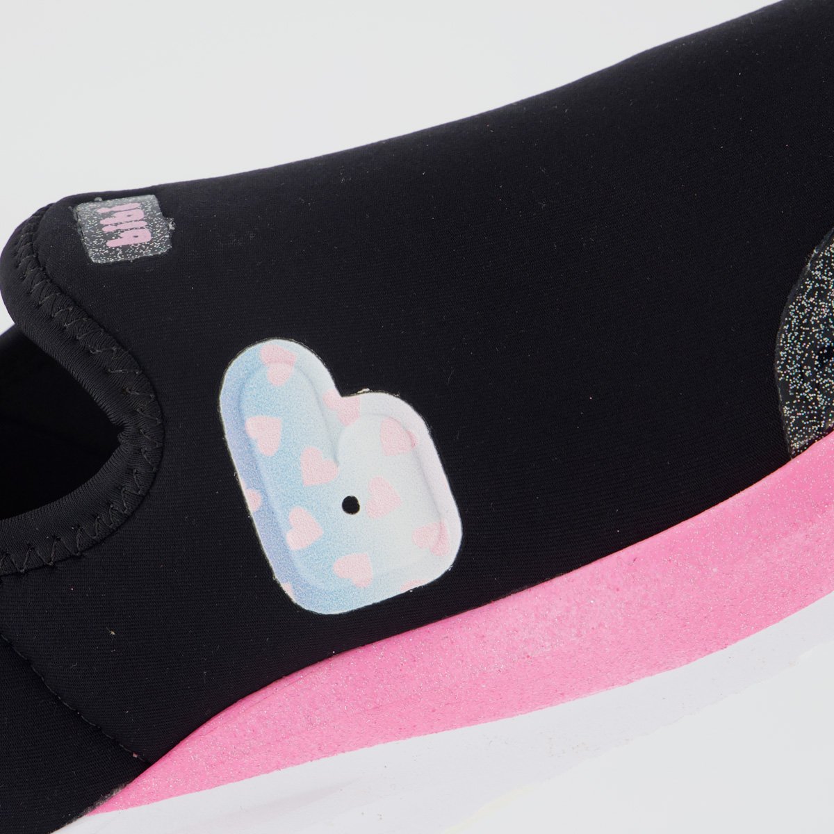 Tênis Bibi Volt 2.0 Infantil Glitter Preto e Rosa Preto 7