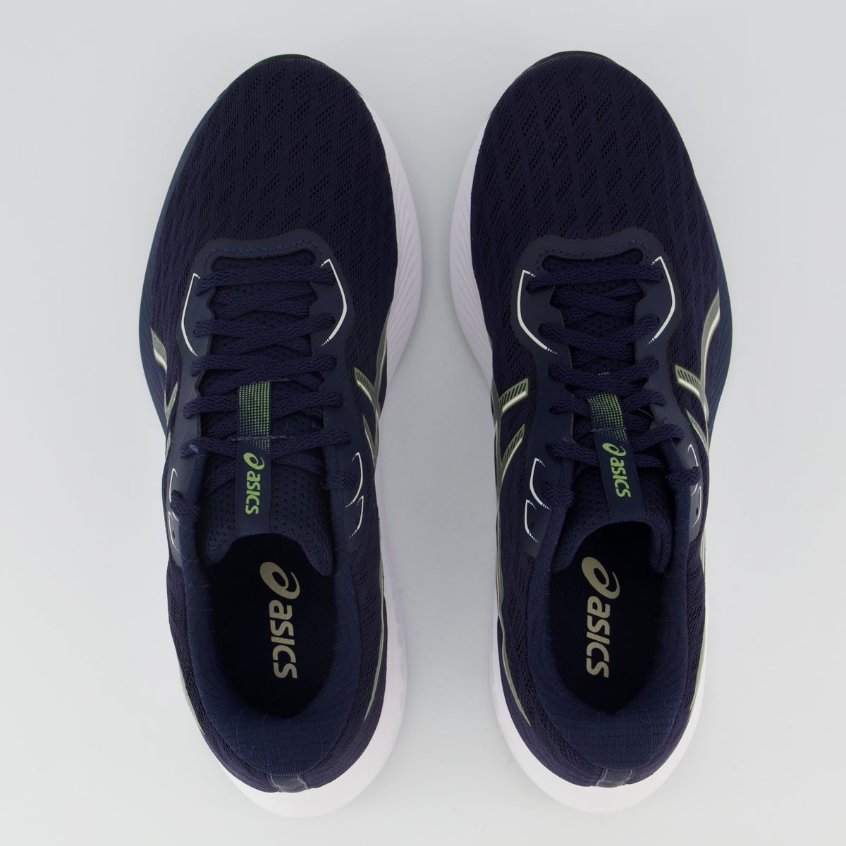 Tênis Asics Gel Thunderlight 2 Marinho e Verde Azul Marinho 4