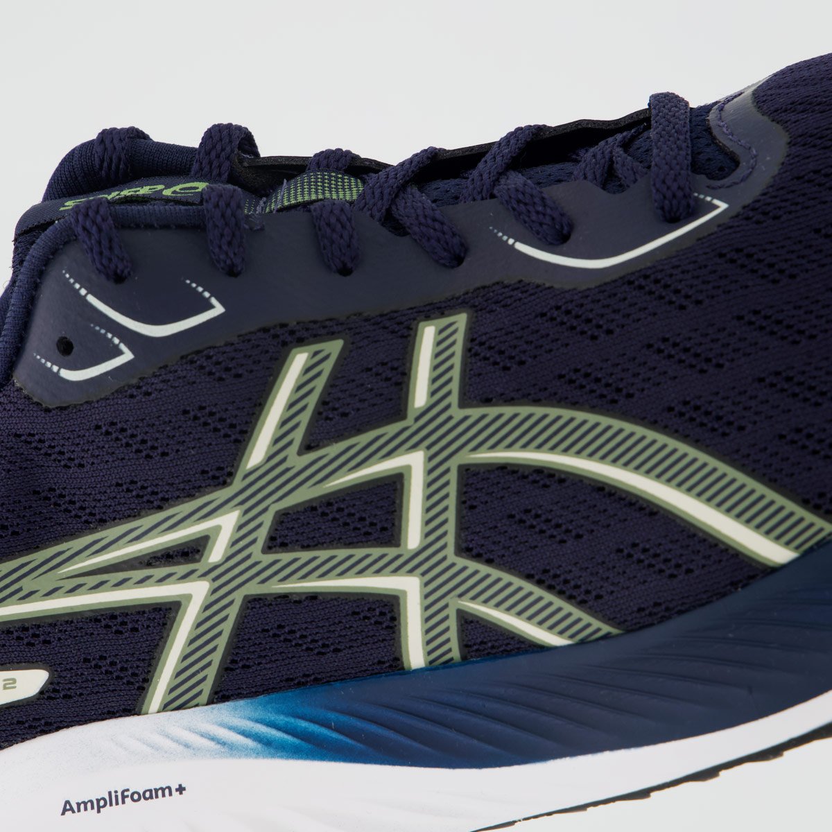 Tênis Asics Gel Thunderlight 2 Marinho e Verde Azul Marinho 7