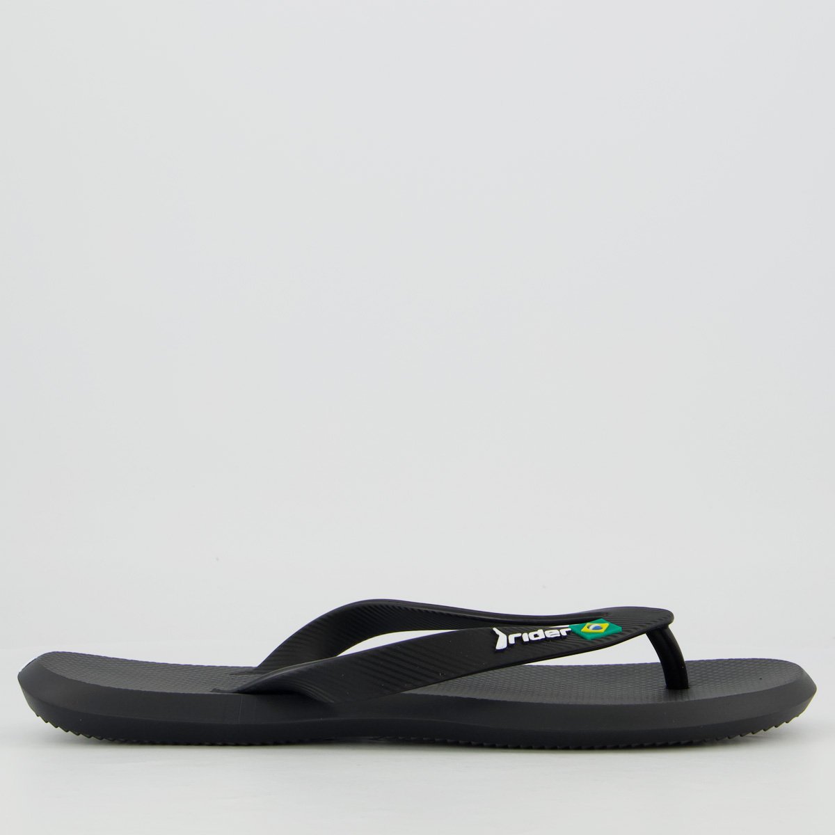 Chinelo Rider R1 Brasil Preto Preto 2
