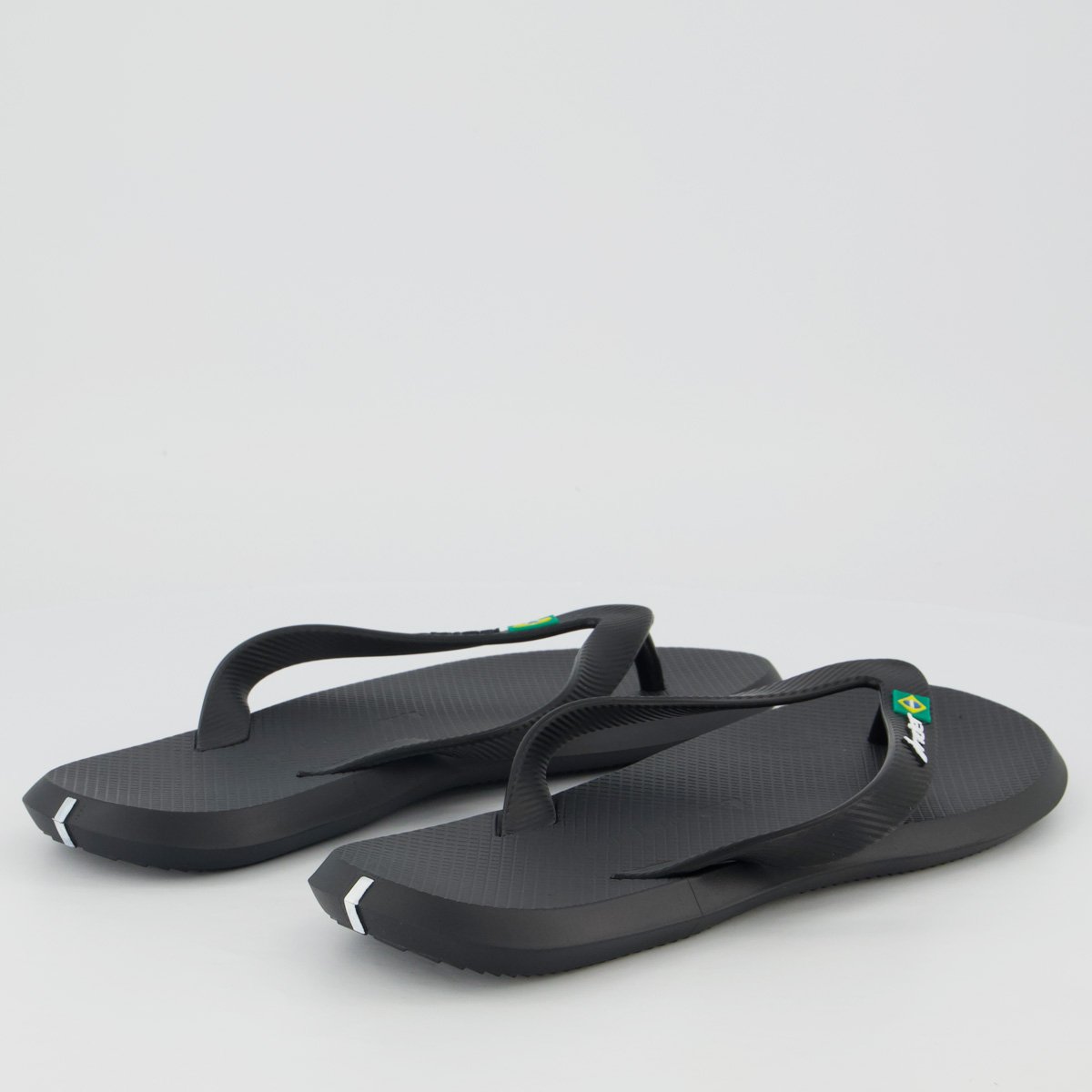 Chinelo Rider R1 Brasil Preto Preto 4