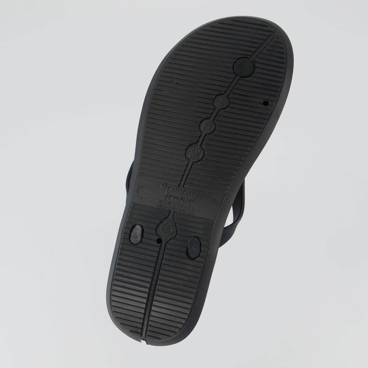 Chinelo Rider R1 Brasil Preto Preto 5