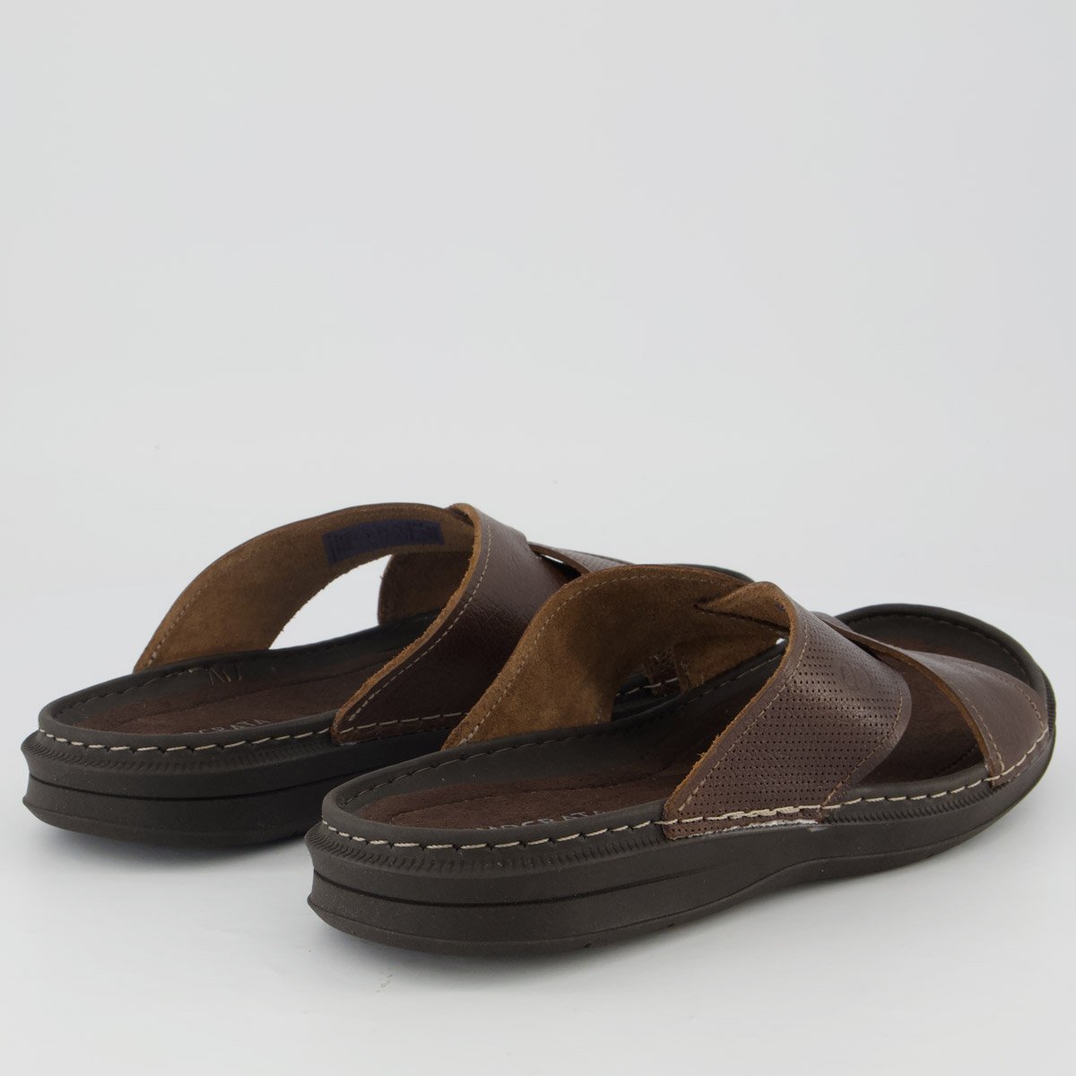 Chinelo Democrata Slide Transpassado Lazy Marrom Marrom 4