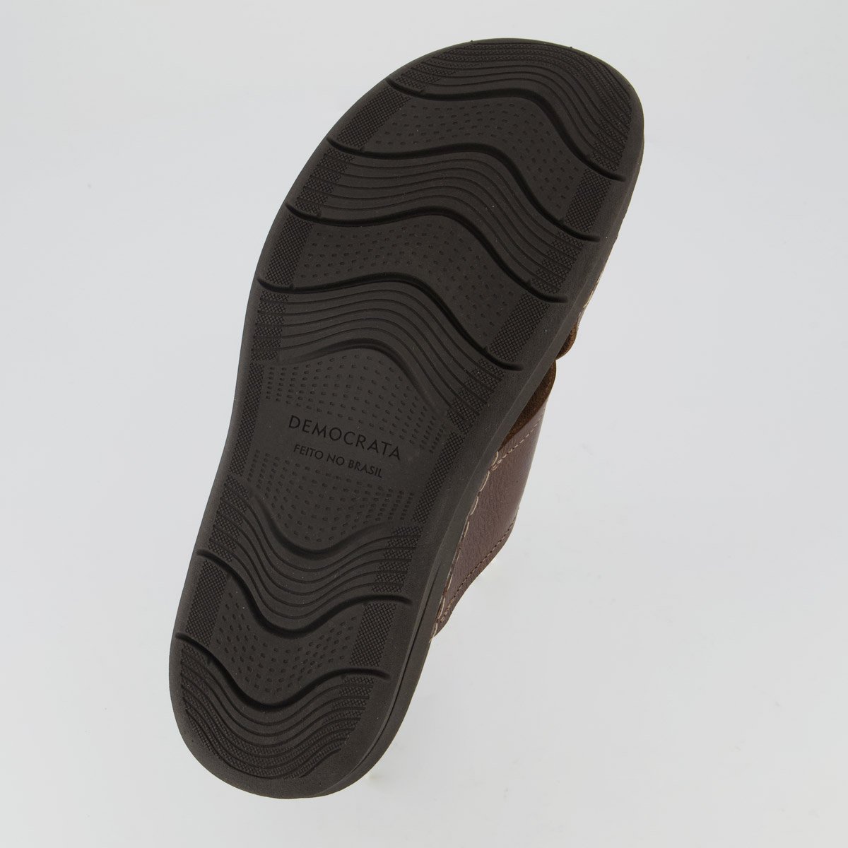 Chinelo Democrata Slide Transpassado Lazy Marrom Marrom 5