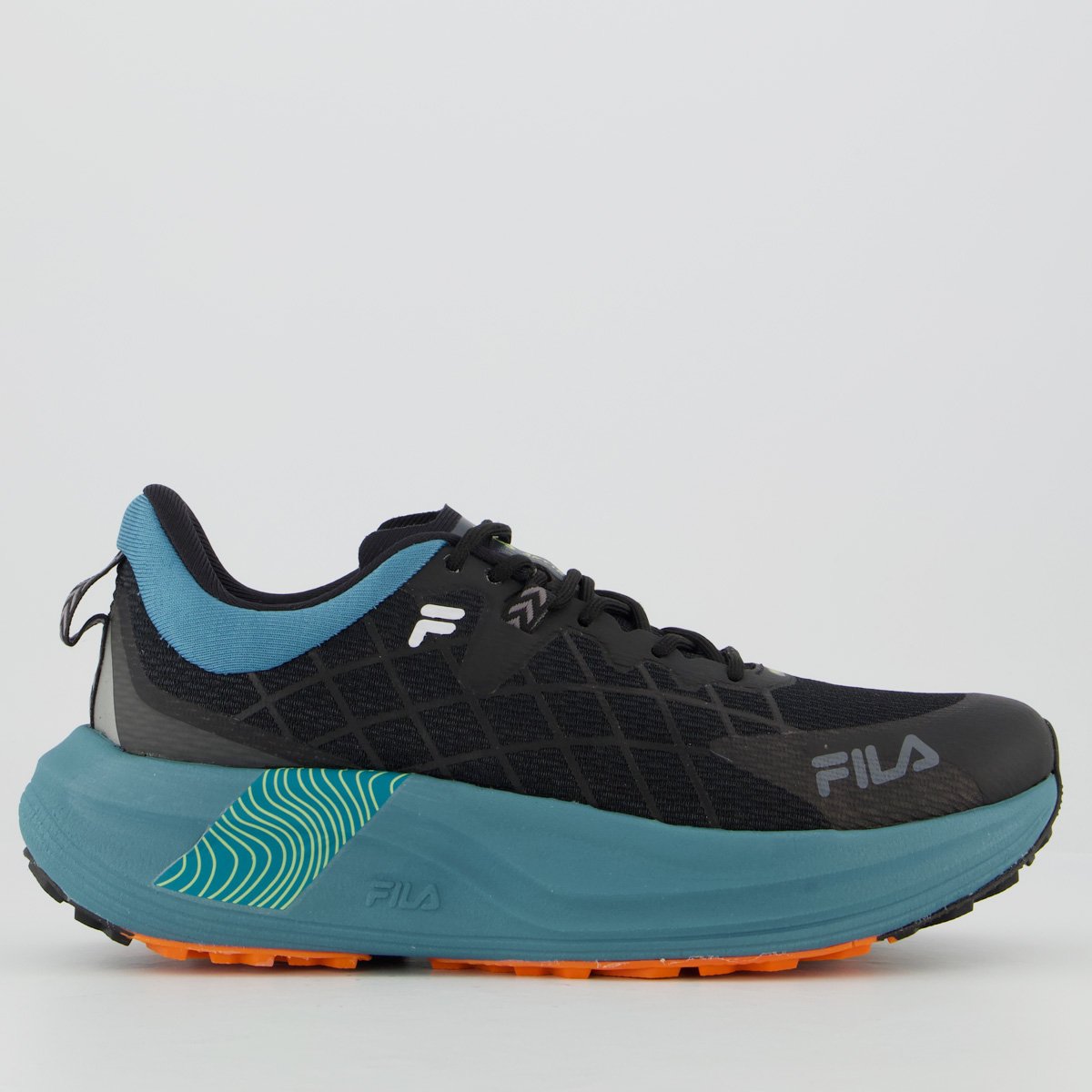 Tênis Fila Racer Skytrail Feminino Preto e Azul