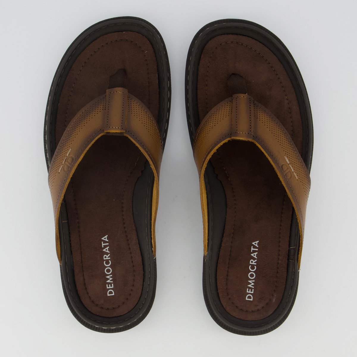 Chinelo Democrata Lazy Marrom
