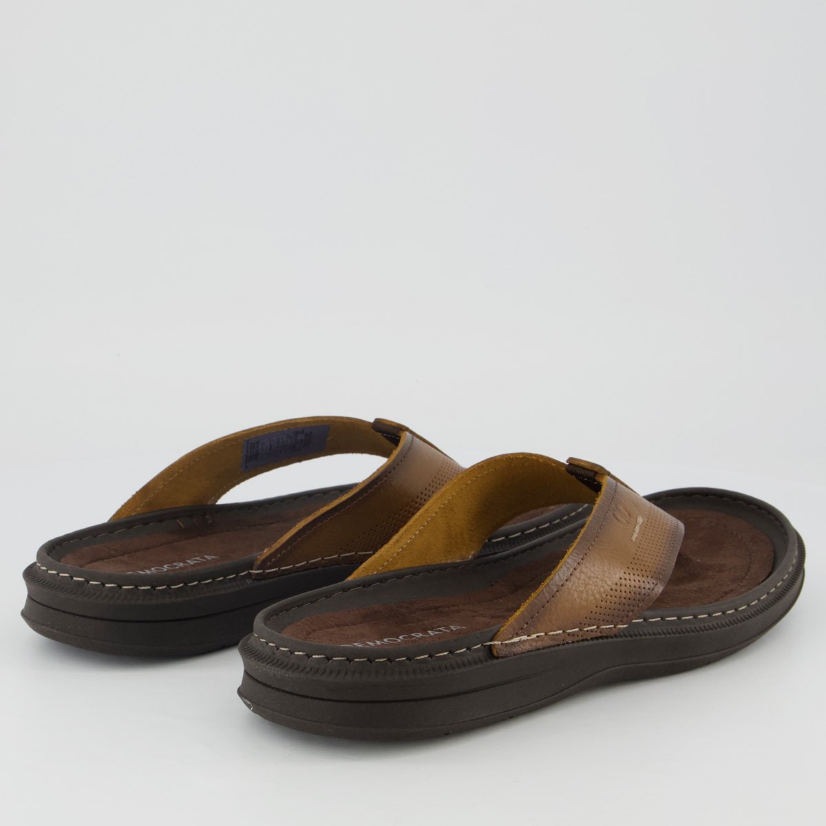 Chinelo Democrata Lazy Marrom Marrom 4