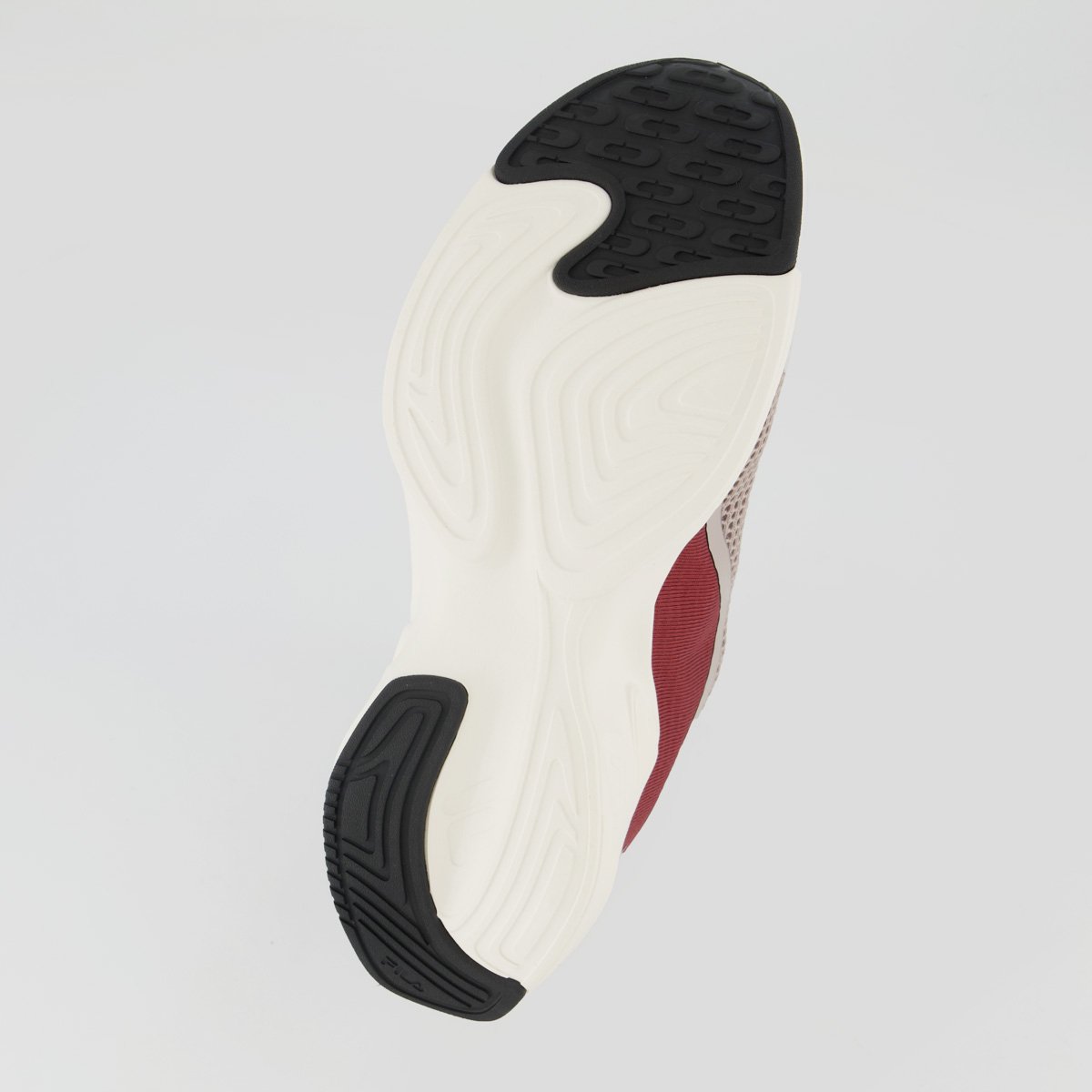 Tênis Fila Recovery Feminino Cinza e Bordô Cinza/Bordô 5