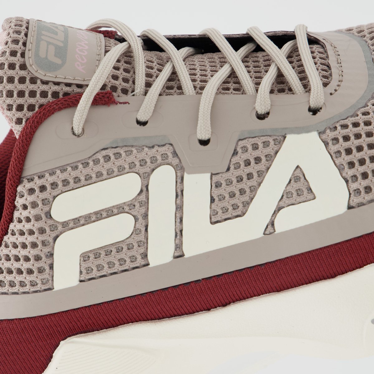 Tênis Fila Recovery Feminino Cinza e Bordô Cinza/Bordô 7