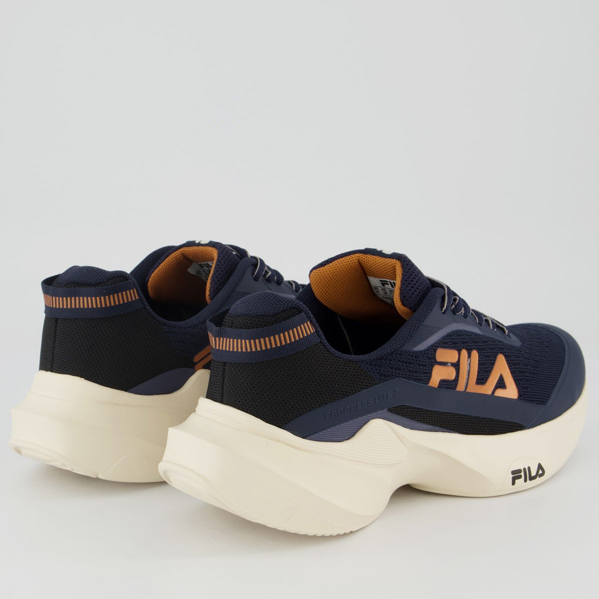 Tênis Fila Progress Lite 2 Feminino Azul Marinho e Preto Azul Marinho/Preto 3