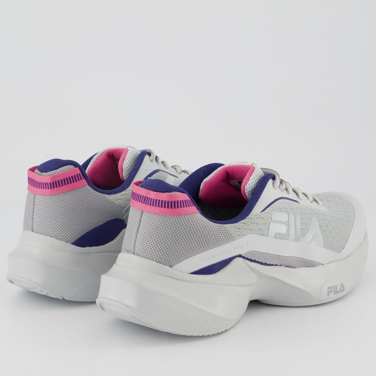 Tênis Fila Progress Lite 2 Feminino Cinza Cinza 3