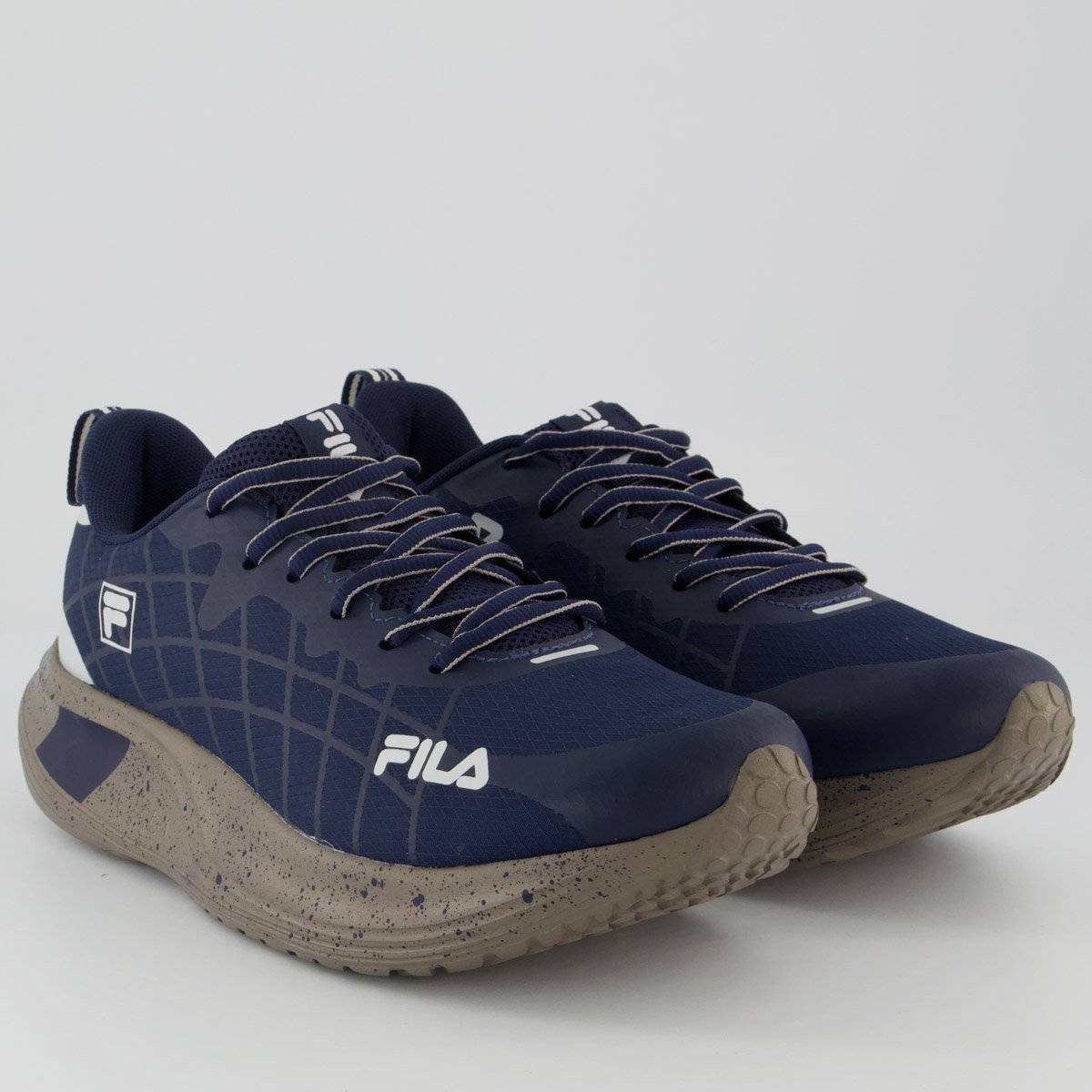 Tênis Fila Focus Marinho e Cinza Azul Marinho 2
