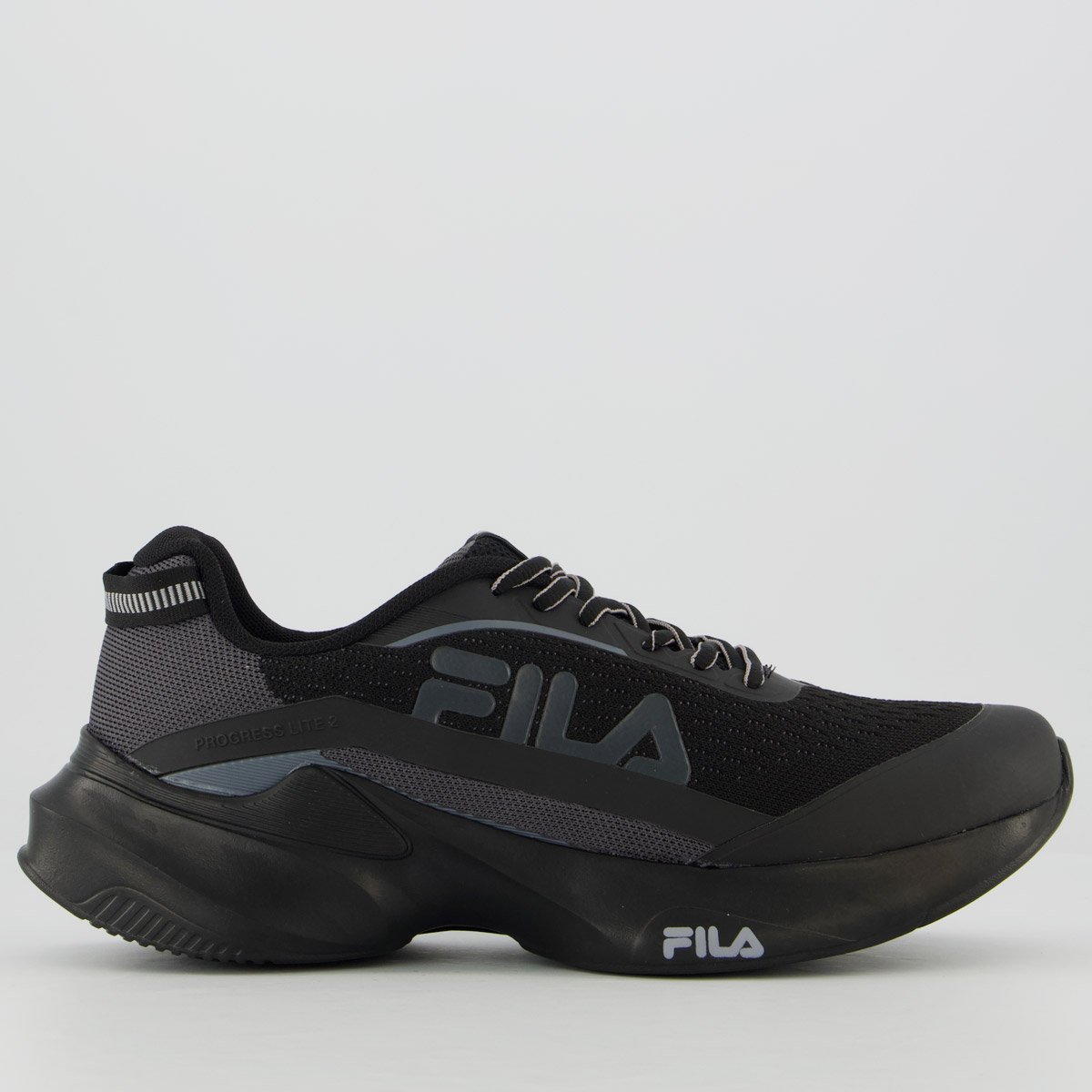 Tênis Fila Progress Lite 2 Preto e Cinza