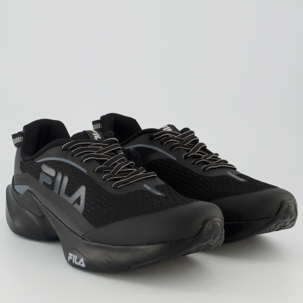 Tênis Fila Progress Lite 2 Preto e Cinza Preto 2