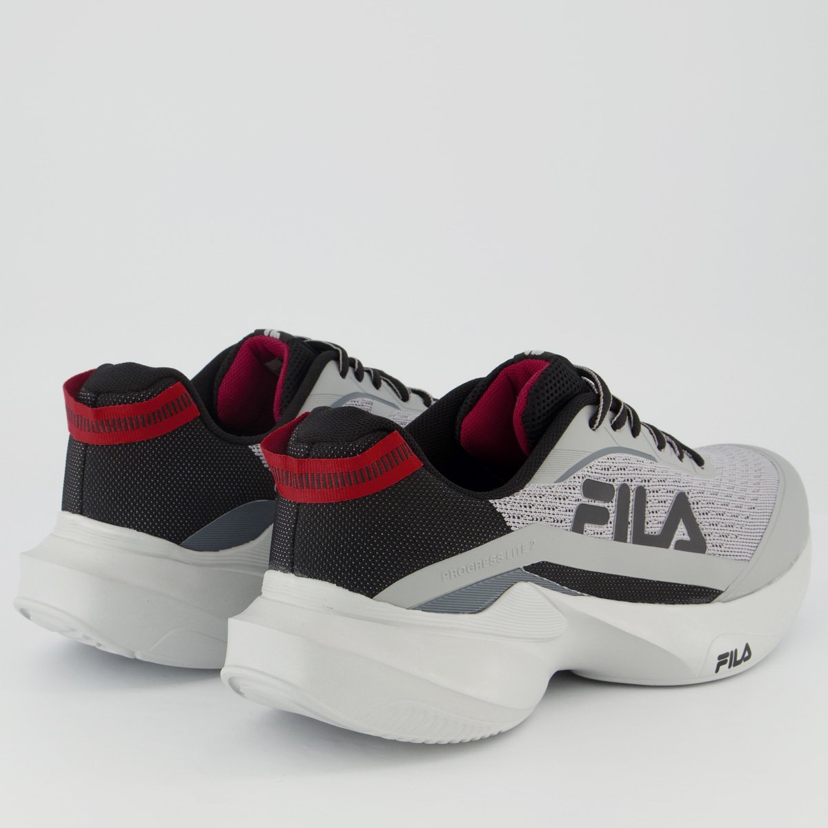 Tênis Fila Progress Lite 2 Cinza e Preto Cinza 3