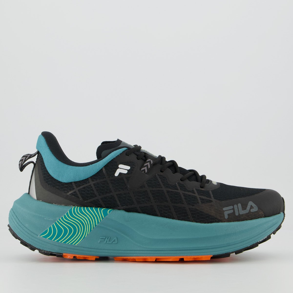 Tênis Fila Racer Skytrail Preto e Azul