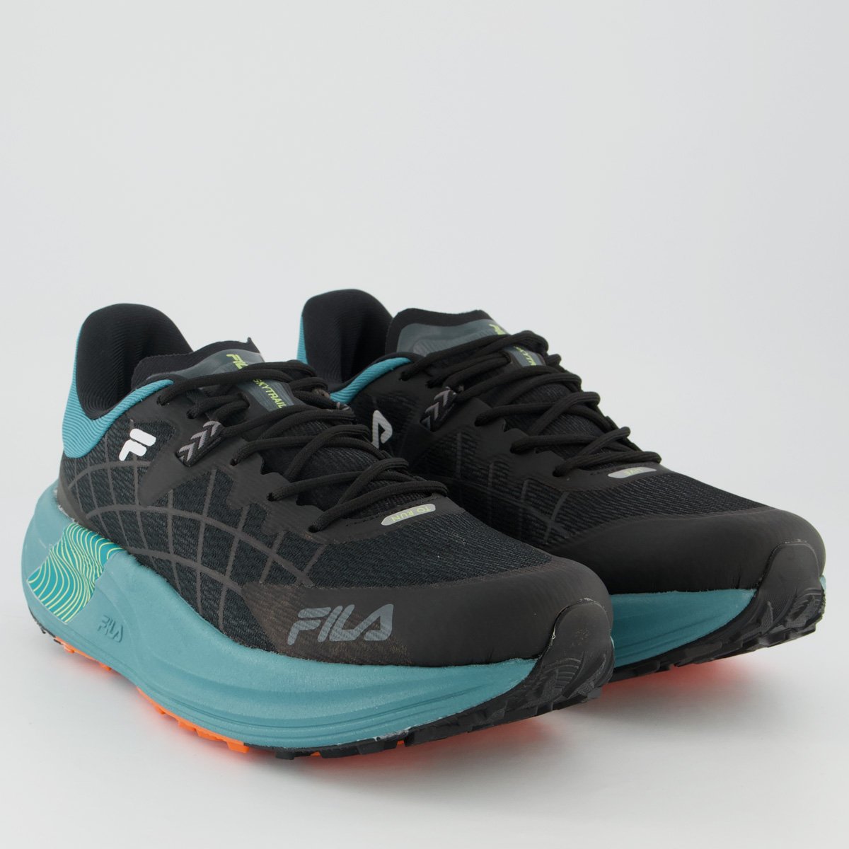 Tênis Fila Racer Skytrail Preto e Azul Preto/Azul 2