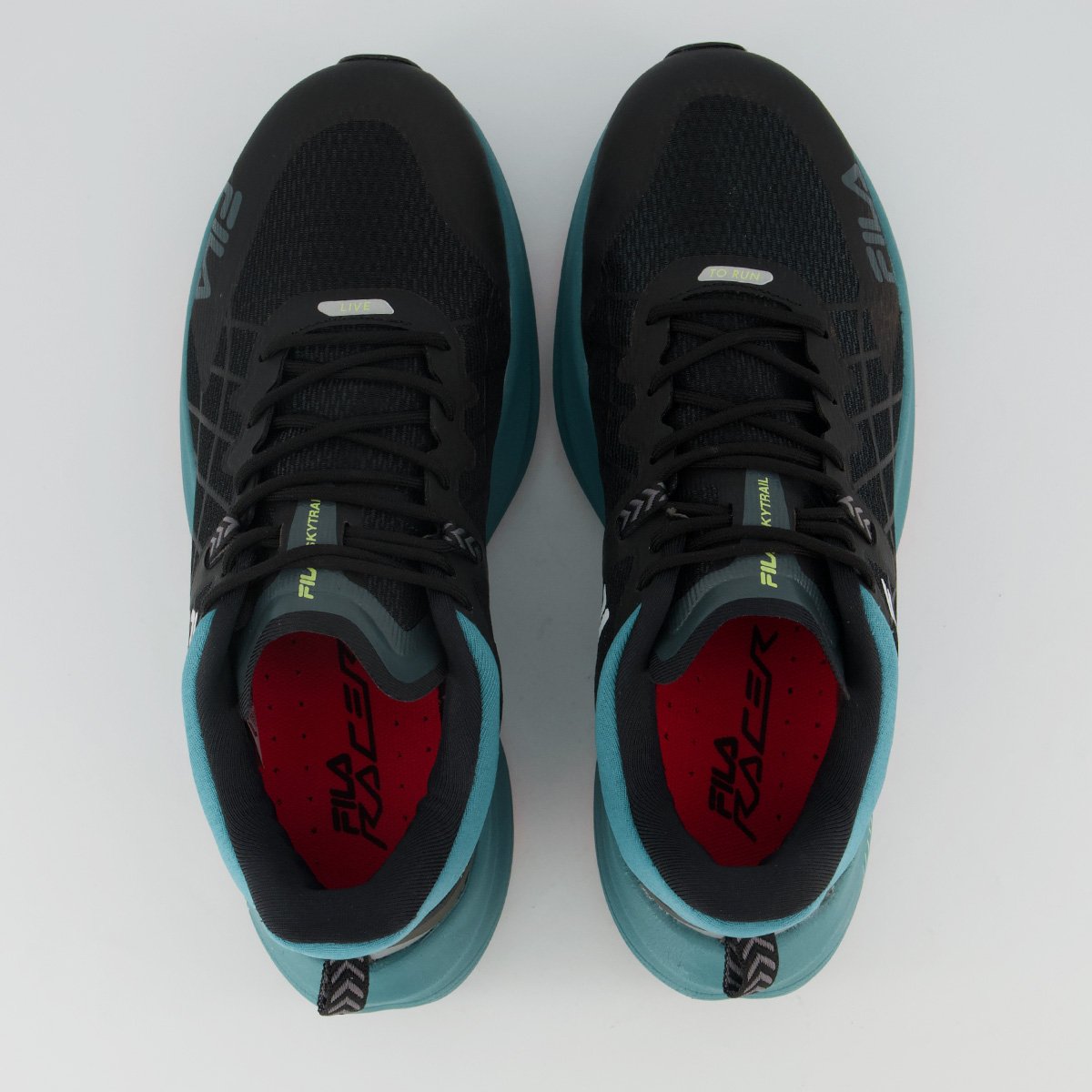 Tênis Fila Racer Skytrail Preto e Azul Preto/Azul 4