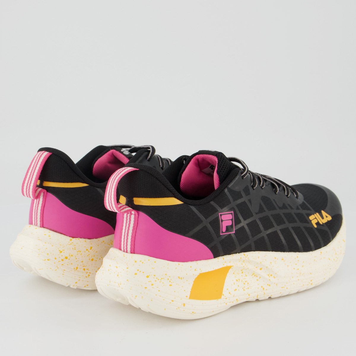 Tênis Fila Focus Feminino Preto e Rosa Preto 3
