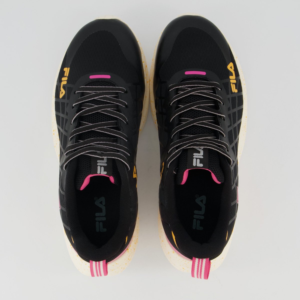 Tênis Fila Focus Feminino Preto e Rosa Preto 4