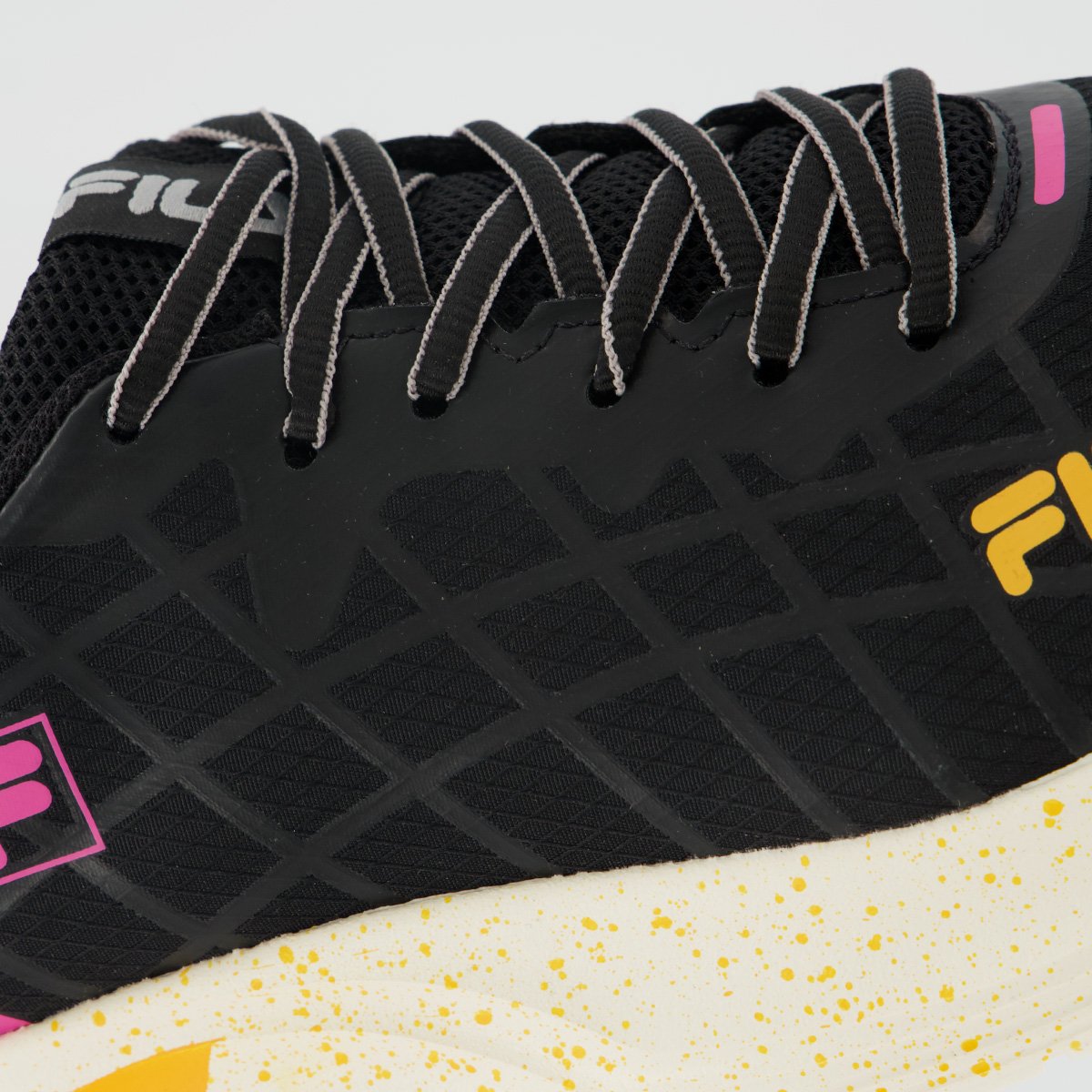 Tênis Fila Focus Feminino Preto e Rosa Preto 7