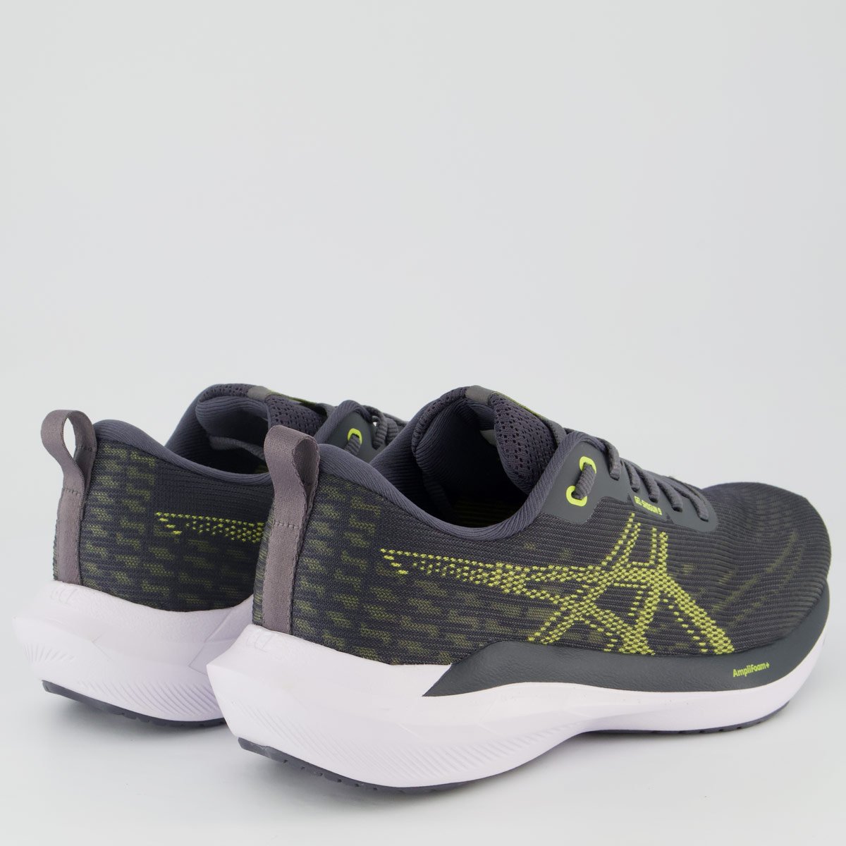 Tênis Asics Gel Shogun 9 Cinza e Amarelo Cinza 3