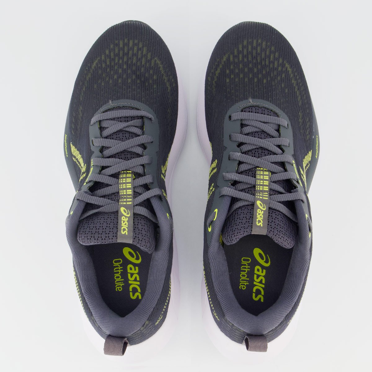 Tênis Asics Gel Shogun 9 Cinza e Amarelo Cinza 4