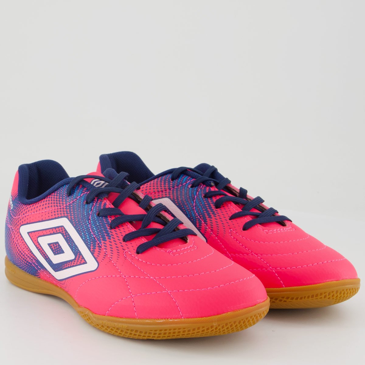 Chuteira Umbro Class Neo Futsal Rosa e Azul Rosa/Azul 2