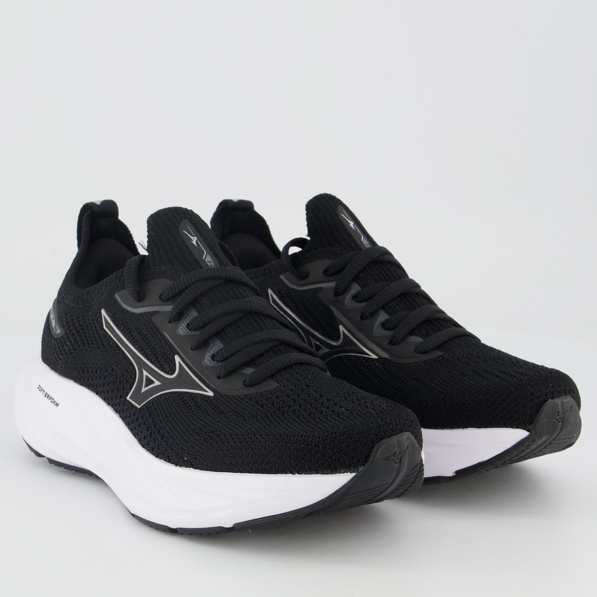 Tênis Mizuno Ride 4 Infantil Preto Preto 2