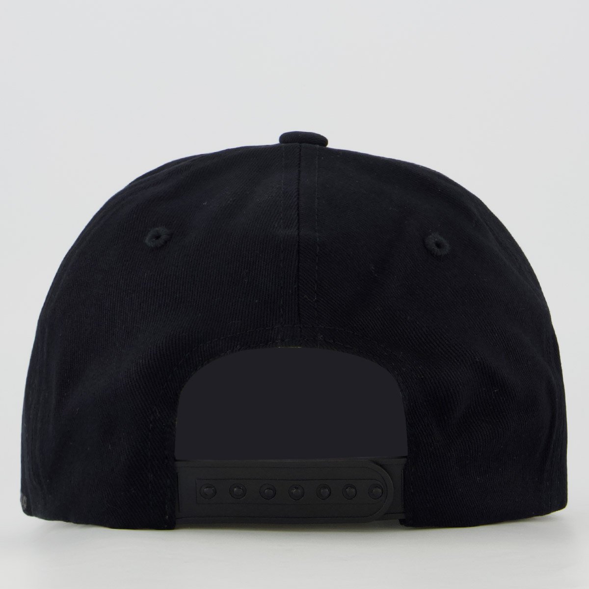 Boné Ponte Preta 6 Gomos Logo Preto Preto 3