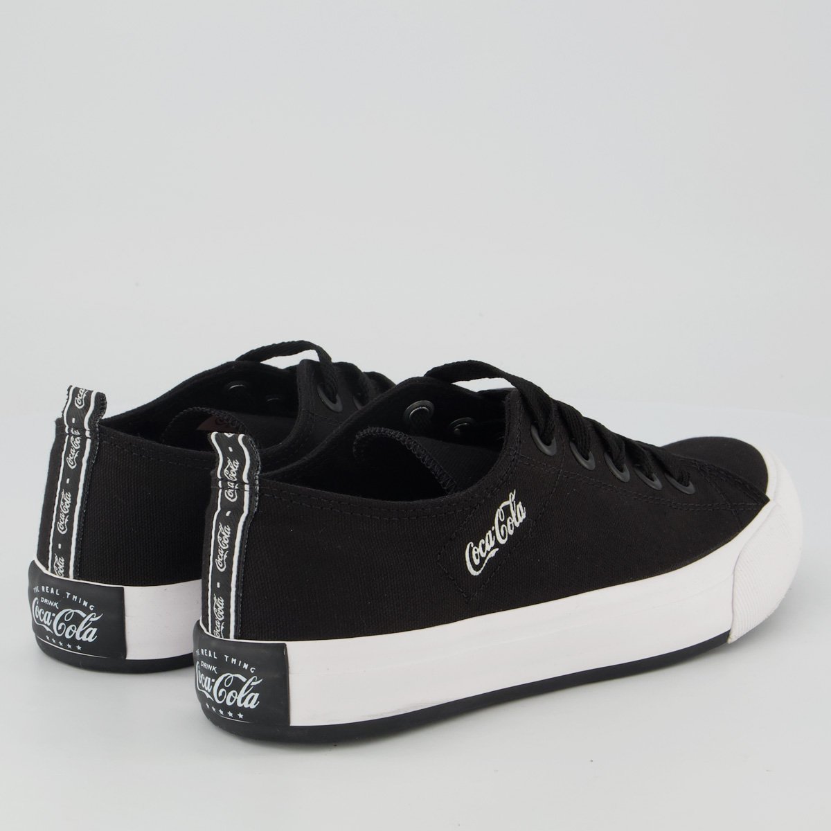 Tênis Coca Cola Atlanta Canvas Coke Feminino Preto Preto 3