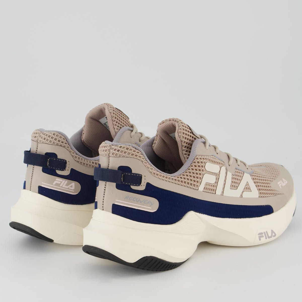 Tênis Fila Recovery Bege Bege 5