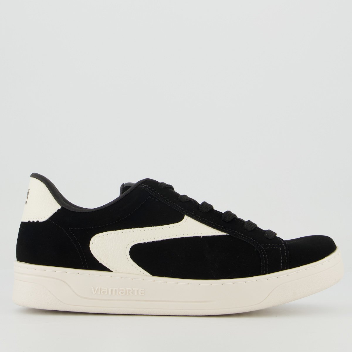 Tênis Via Marte V020 Feminino Preto e Branco