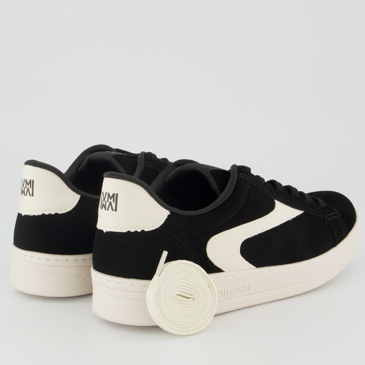 Tênis Via Marte V020 Feminino Preto e Branco Preto 3