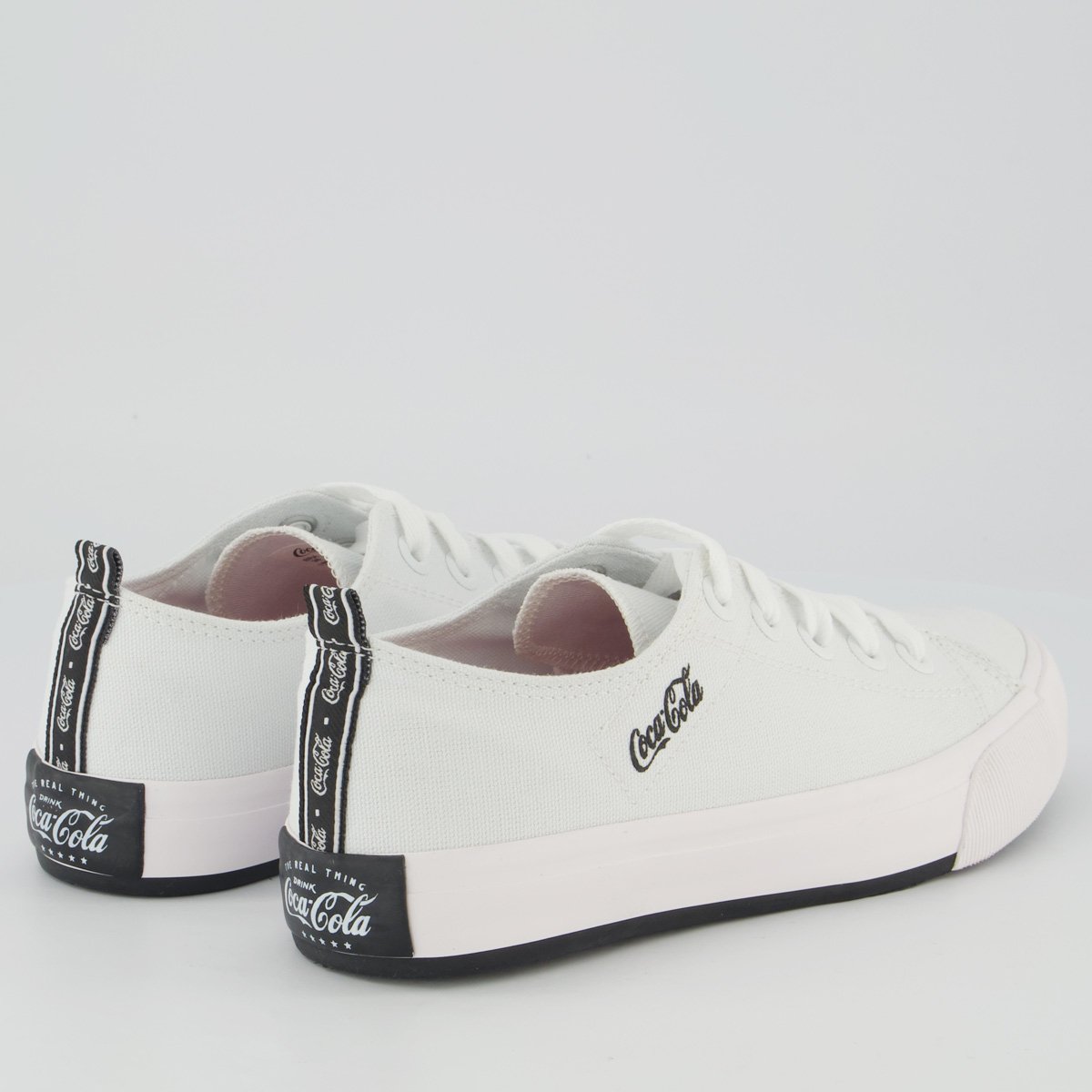 Tênis Coca Cola Atlanta Canvas Coke Feminino Branco Branco 3
