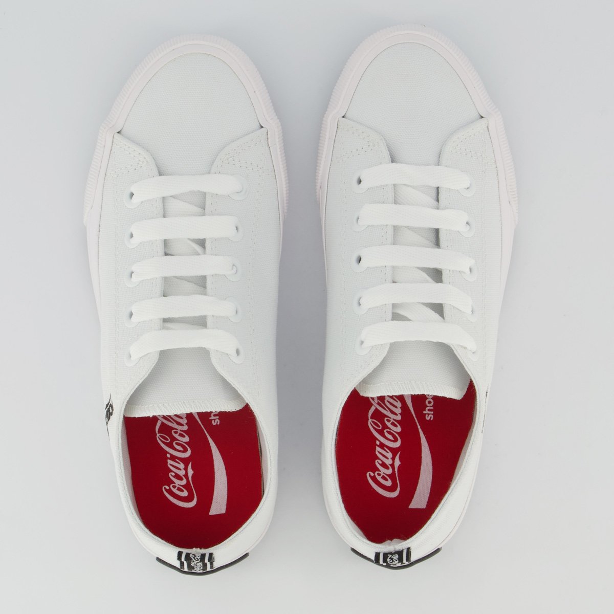 Tênis Coca Cola Atlanta Canvas Coke Feminino Branco Branco 4