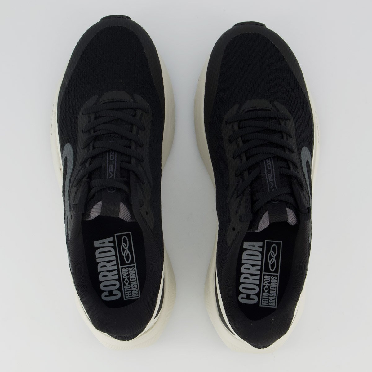 Tênis Olympikus Veloz 4 Preto e Cinza Preto 4