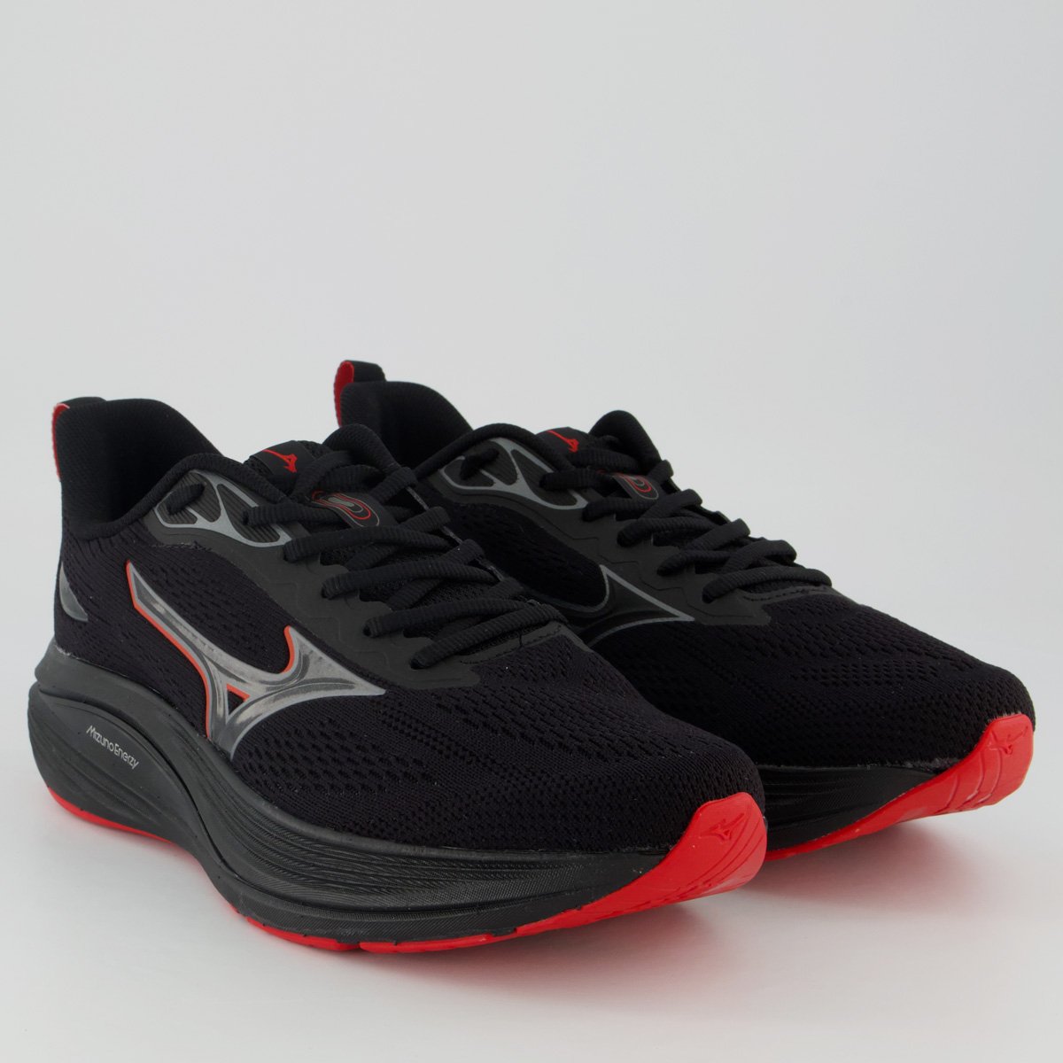 Tênis Mizuno Enigma 3 Preto e Vermelho Preto 2