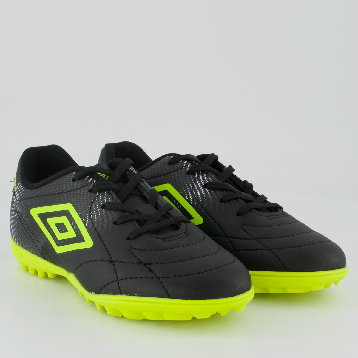 Chuteira Umbro Class Neo Society K Juvenil Preta e Verde Preto 2